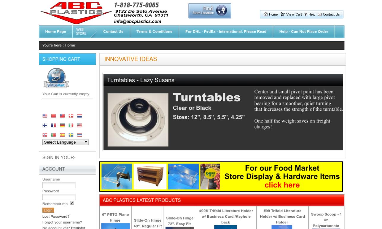 ABC Plastics, Inc. Hinge Manufacturers