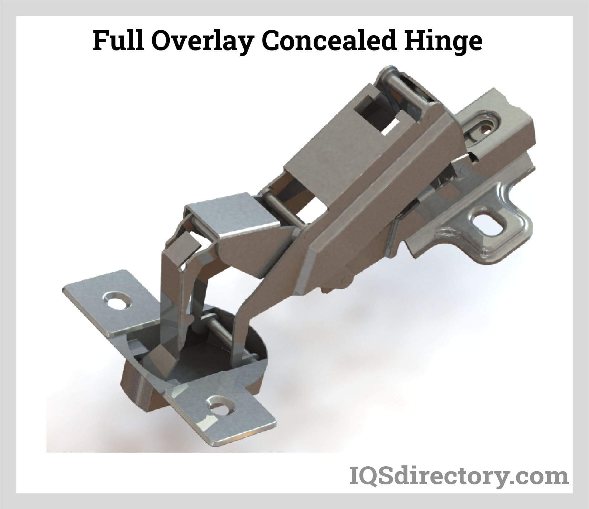 Full Overlay Concealed Hinge
