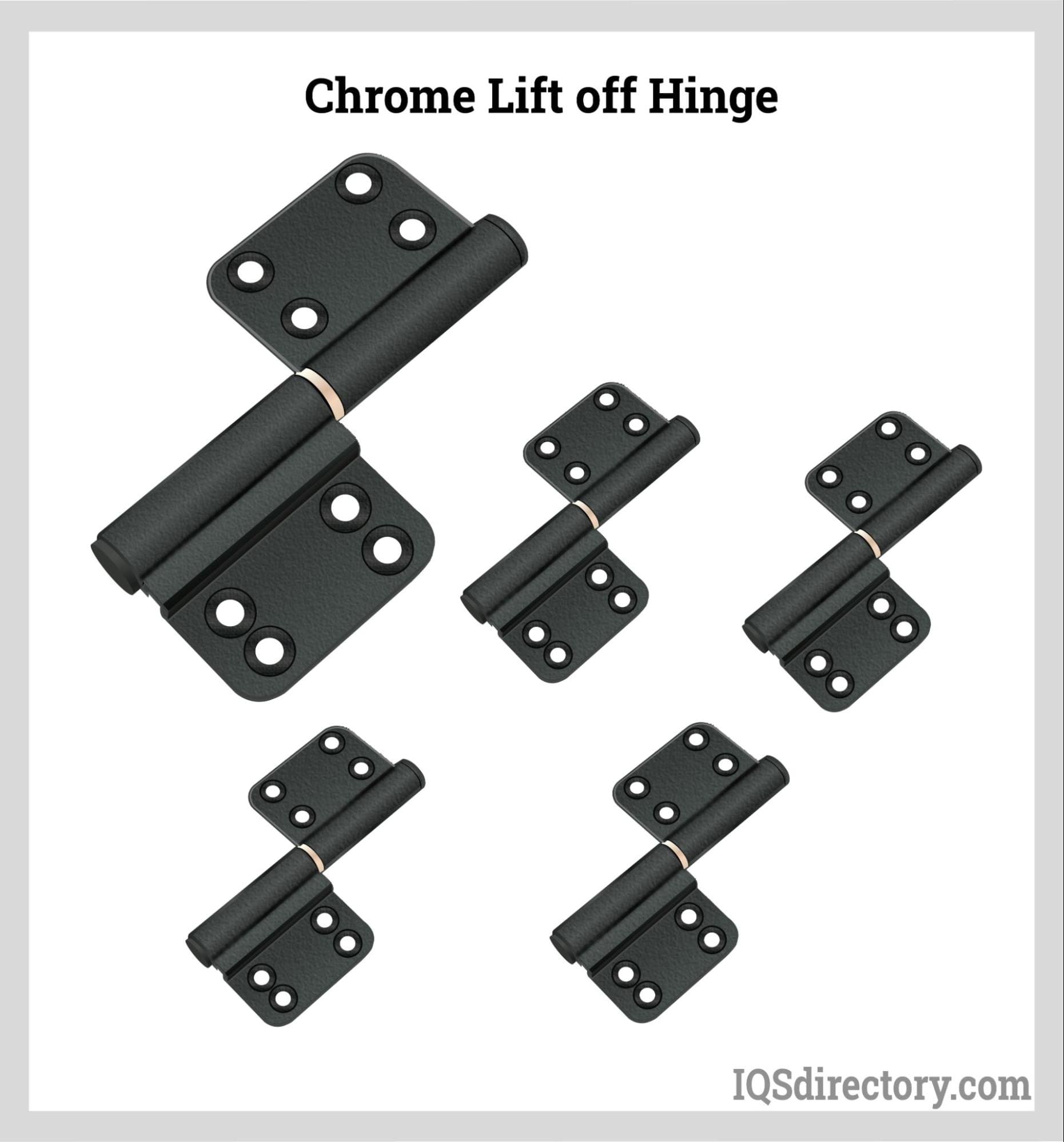 Chrome Lift off Hinge