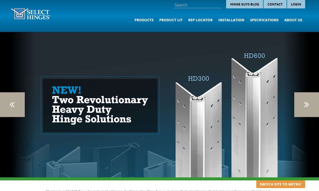 SELECT Hinges SELECT Hinges