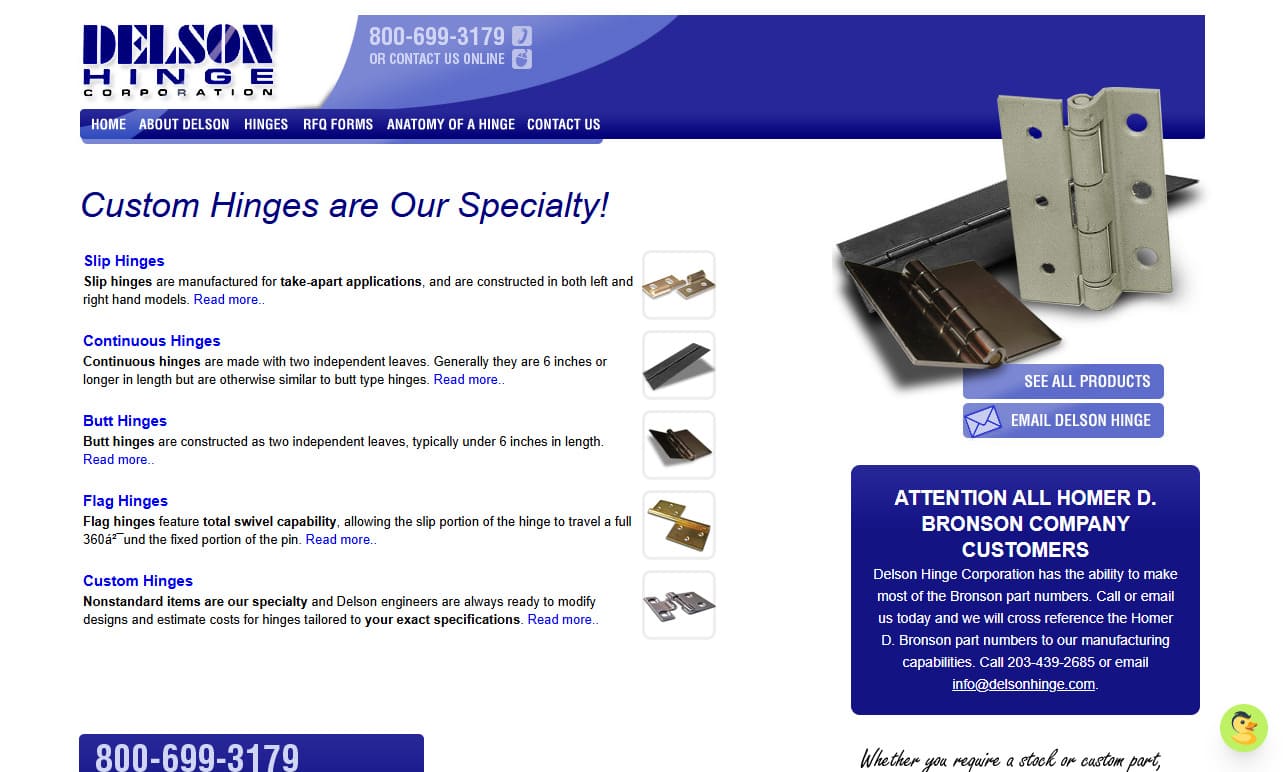 Delson Hinge Corporation Delson Hinge Corporation